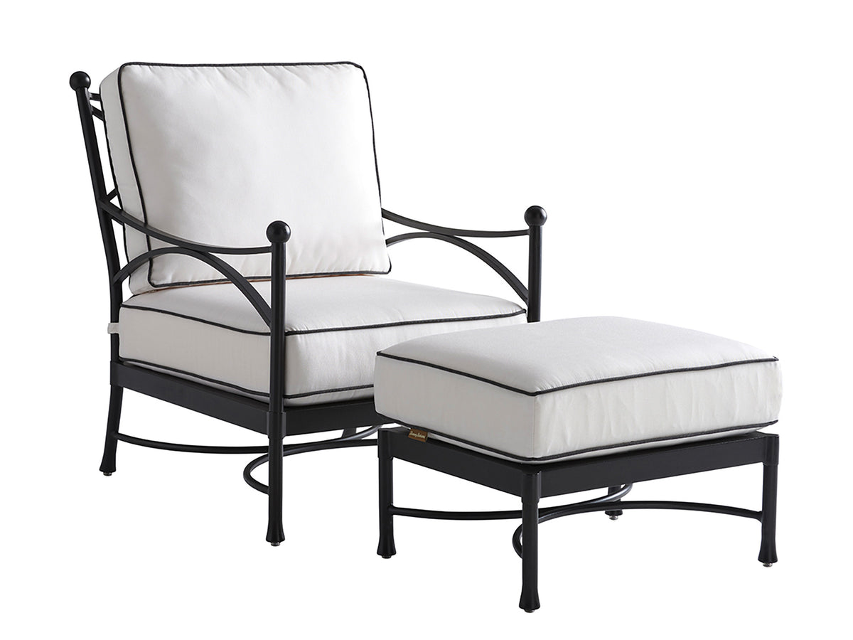 Tommy Bahama Outdoor Pavlova Ottoman — View 4