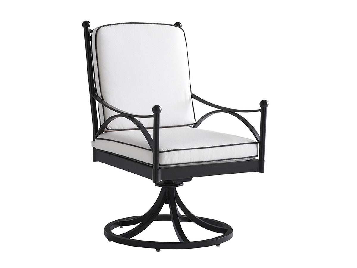 Tommy Bahama Outdoor Pavlova Swivel Rocker Dining Chair