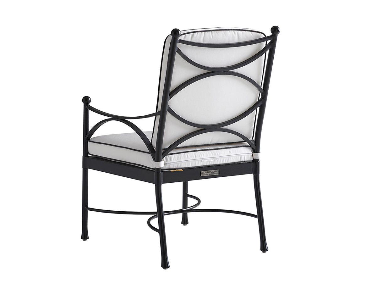 Tommy Bahama Outdoor Pavlova Arm Dining Chair — View 4