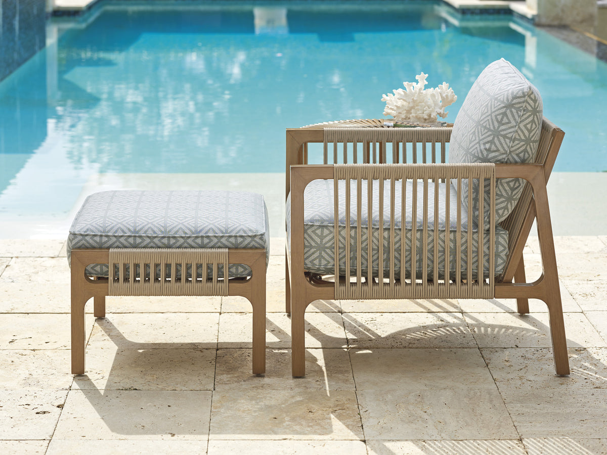 Tommy Bahama Outdoor St Tropez Ottoman — View 2