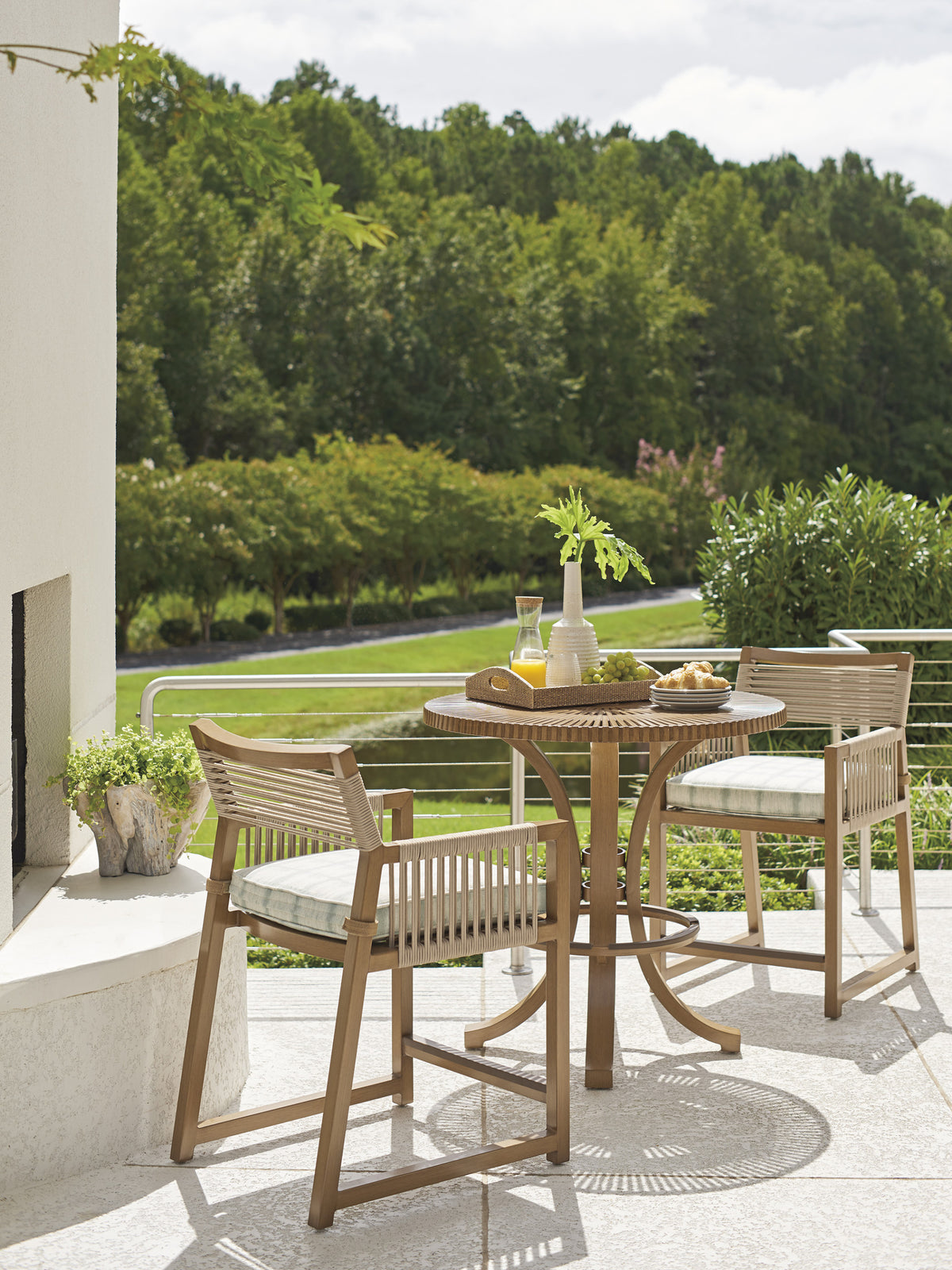 Tommy Bahama Outdoor St Tropez High/Low Bistro Table — View 3