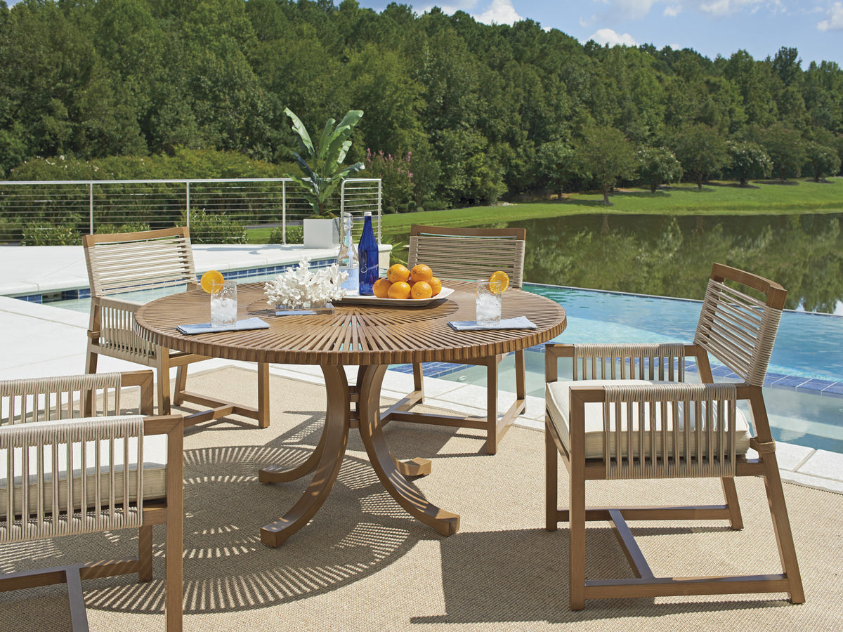 Tommy Bahama Outdoor St Tropez Round Dining Table — View 2