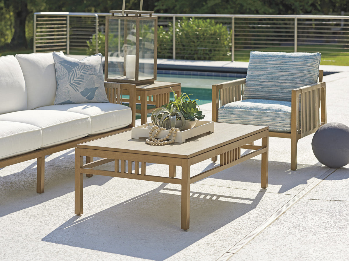 Tommy Bahama Outdoor St Tropez Rectangular Cocktail Table — View 2