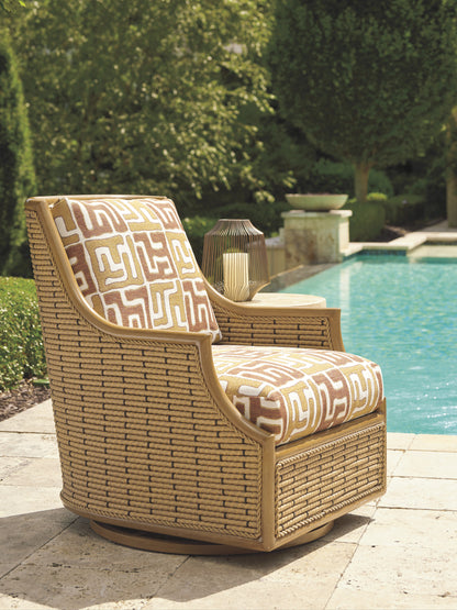 Tommy Bahama Outdoor Los Altos Valley View Swivel Glider Occasional Chair — View 2