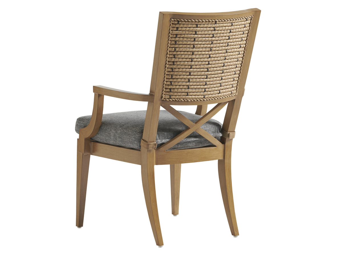 Tommy Bahama Outdoor Los Altos Valley View Arm Dining Chair — View 3