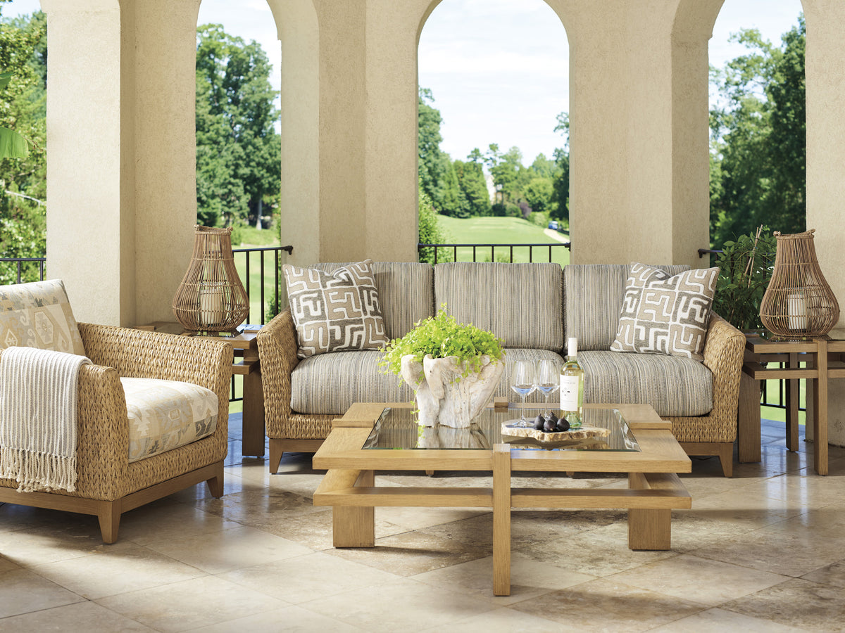 Tommy Bahama Outdoor Los Altos Valley View Square Cocktail Table — View 3