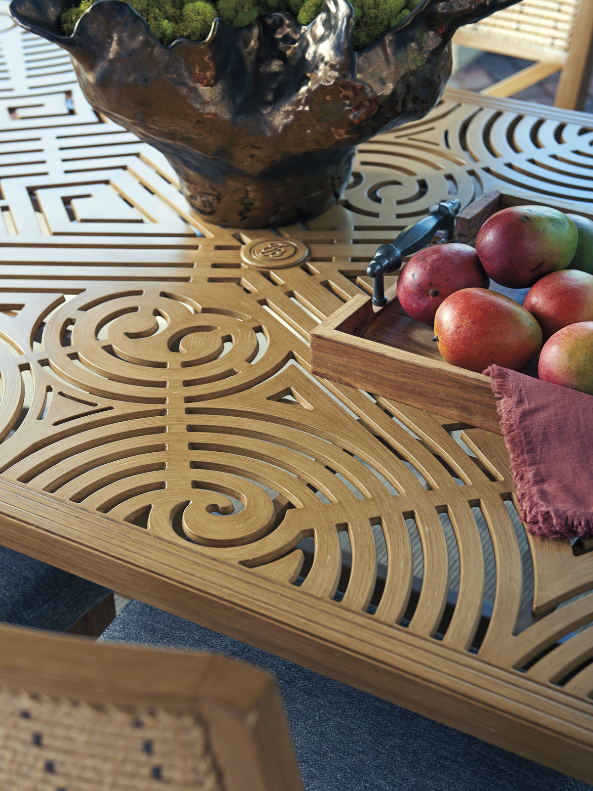 Tommy Bahama Outdoor Los Altos Valley View Rectangular Dining Table — View 3