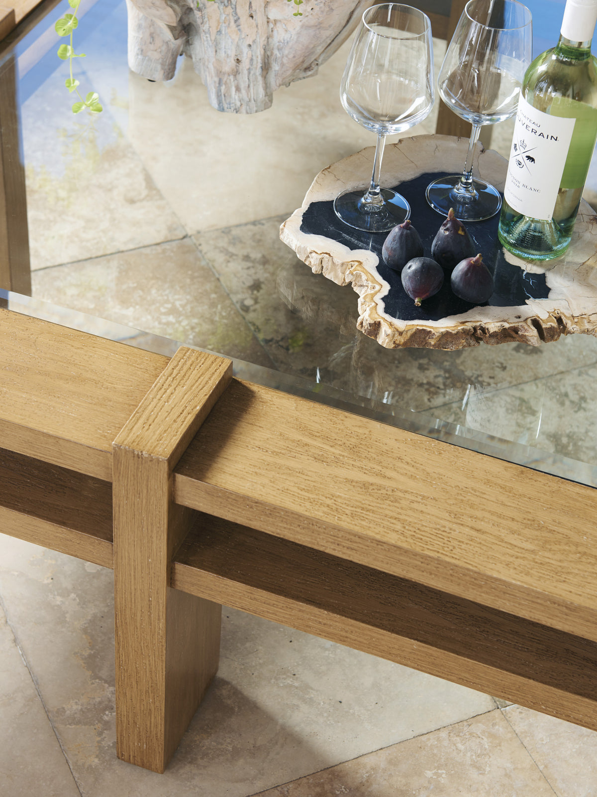 Tommy Bahama Outdoor Los Altos Valley View Square Cocktail Table — View 4