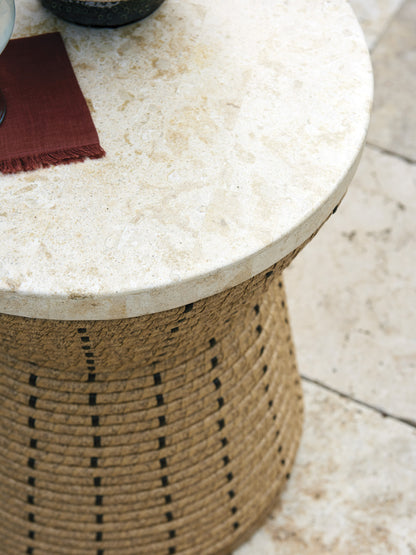 Tommy Bahama Outdoor Los Altos Valley View Round Side Table — View 3