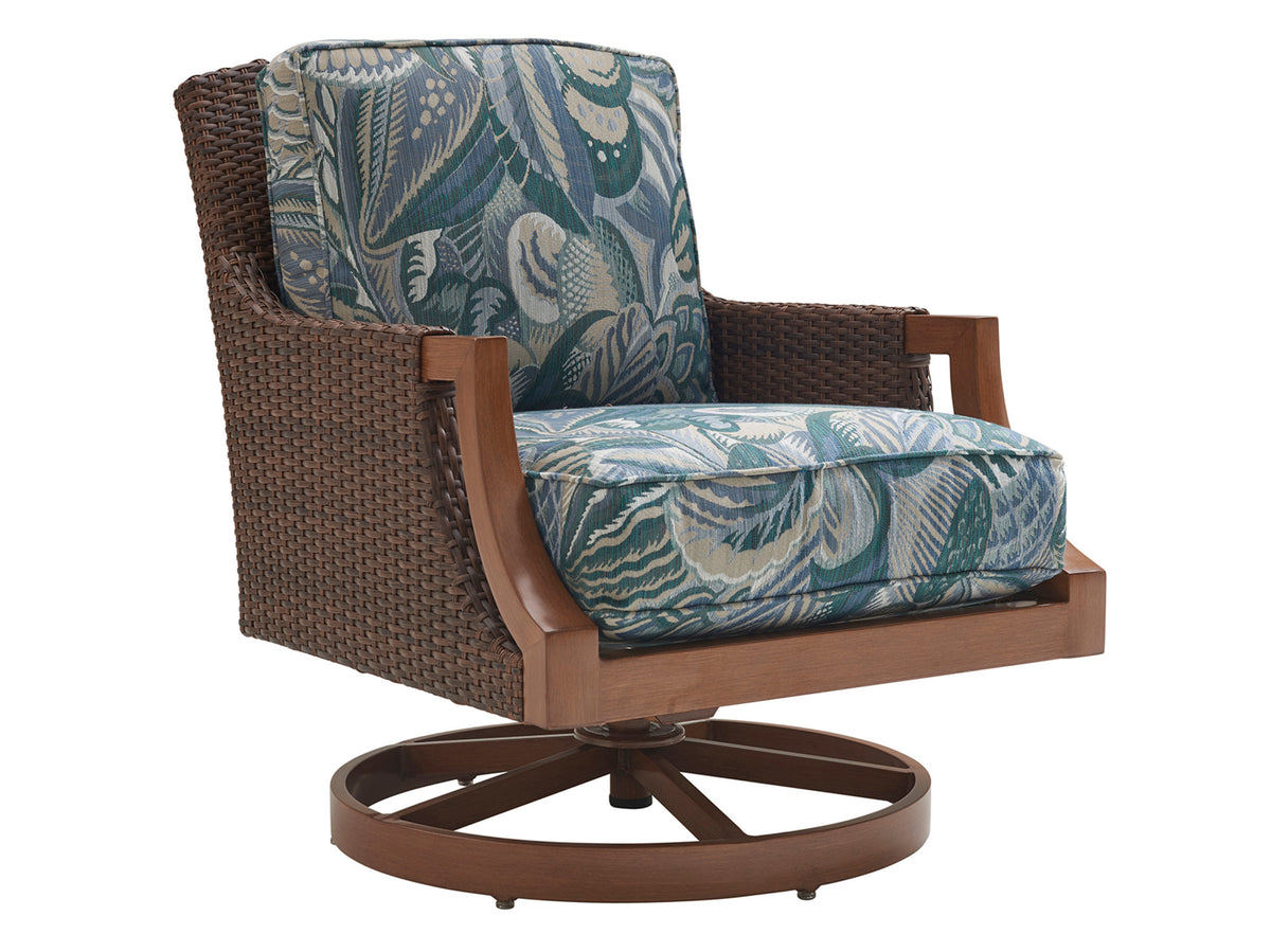 Tommy Bahama Outdoor Harbor Isle Swivel Rocker Lounge Chair
