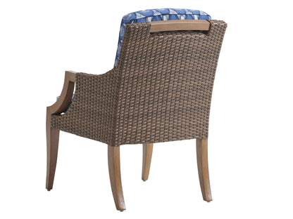 Tommy Bahama Outdoor Harbor Isle Arm Dining Chair — View 4