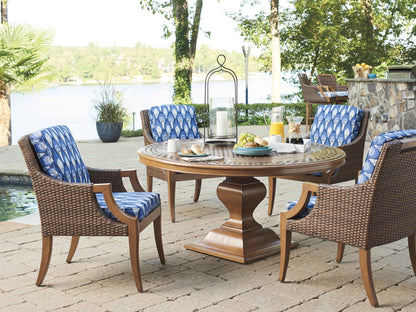 Tommy Bahama Outdoor Harbor Isle Round Dining Table — View 2