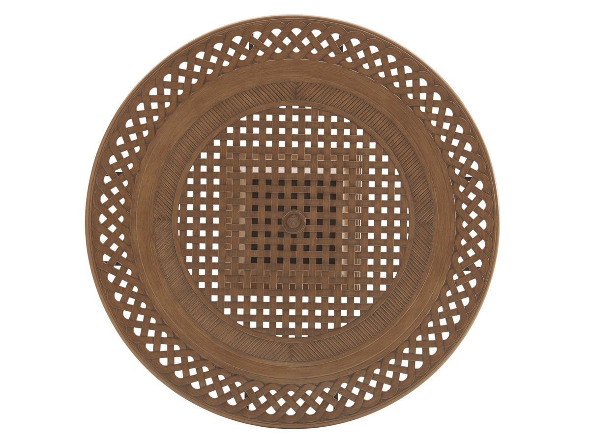 Tommy Bahama Outdoor Harbor Isle Round Dining Table — View 4
