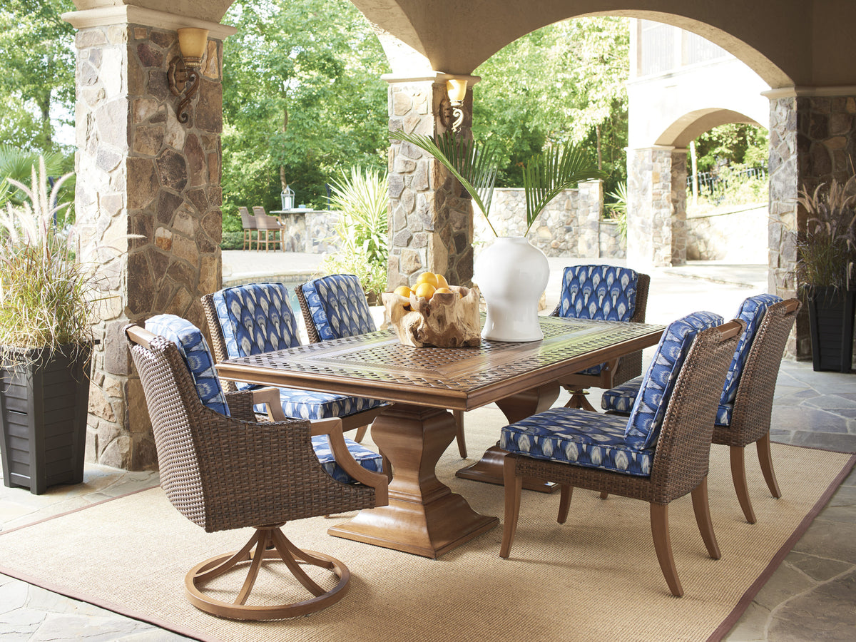 Tommy Bahama Outdoor Harbor Isle Rectangular Dining Table — View 2