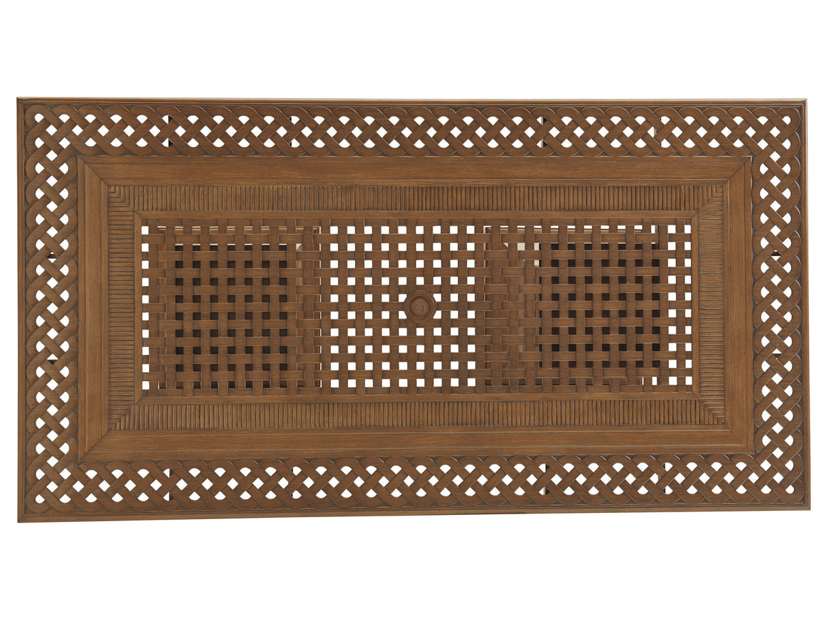 Tommy Bahama Outdoor Harbor Isle Rectangular Dining Table — View 4