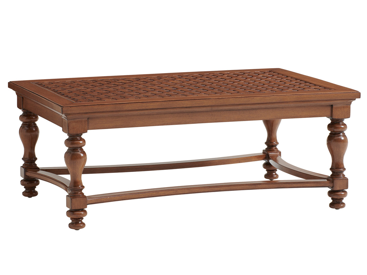 Tommy Bahama Outdoor Harbor Isle Rectangular Cocktail Table