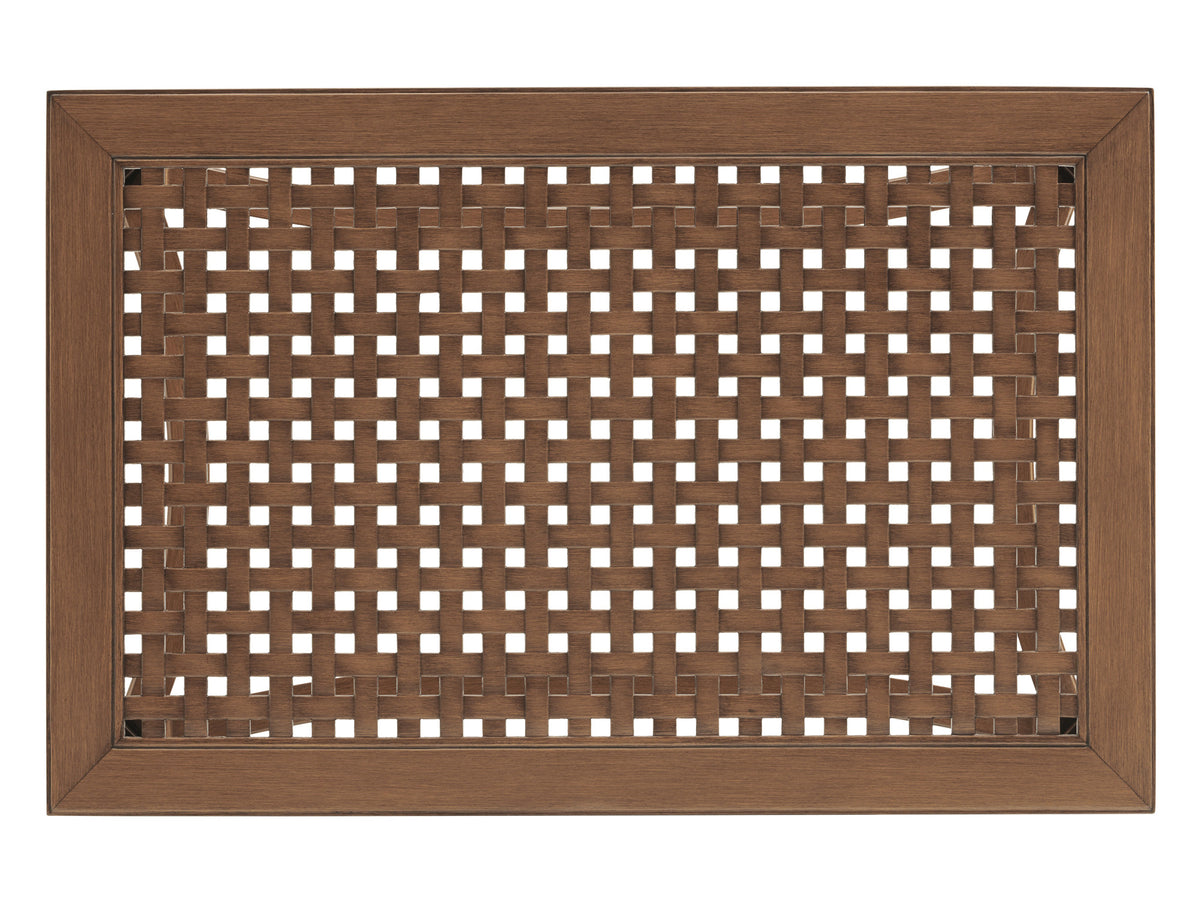 Tommy Bahama Outdoor Harbor Isle Rectangular Cocktail Table — View 4