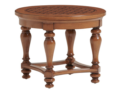 Tommy Bahama Outdoor Harbor Isle Round End Table
