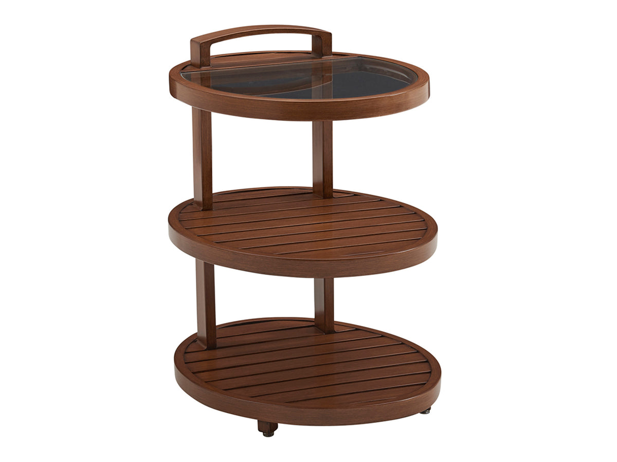 Tommy Bahama Outdoor Harbor Isle Tiered End Table
