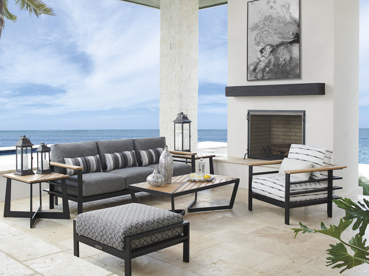 Tommy Bahama Outdoor South Beach Square End Table — View 3
