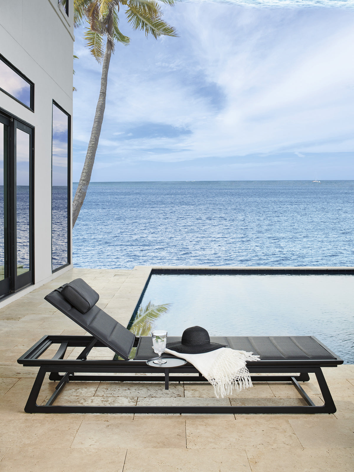 Tommy Bahama Outdoor South Beach Chaise Lounge — View 2
