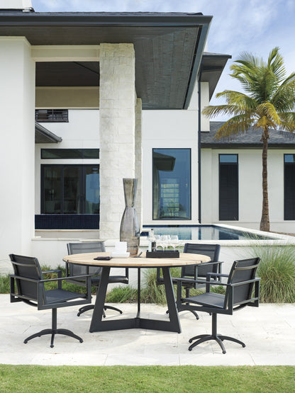 Tommy Bahama Outdoor South Beach Round Dining Table — View 2
