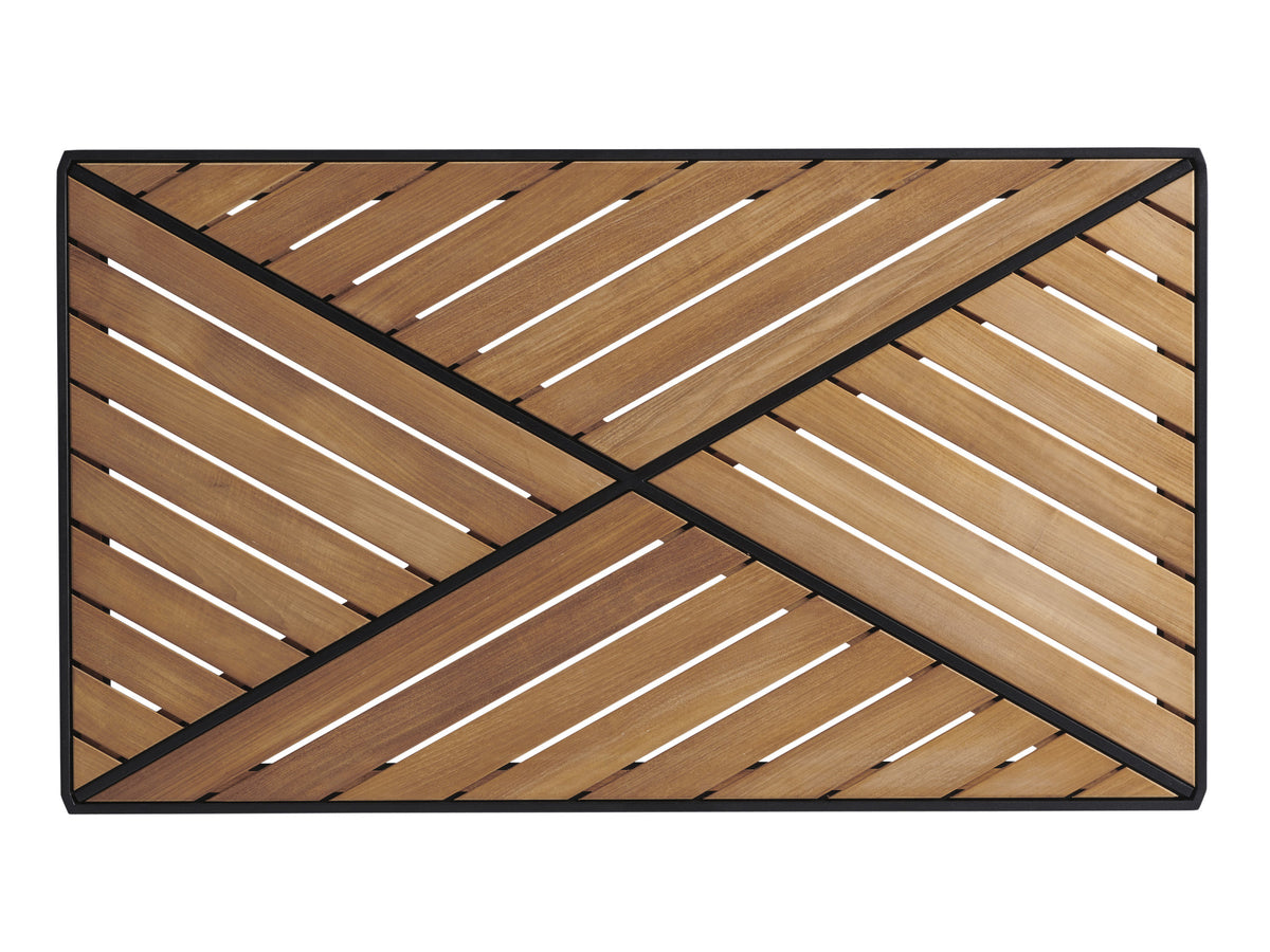Tommy Bahama Outdoor South Beach Rectangular Cocktail Table — View 4