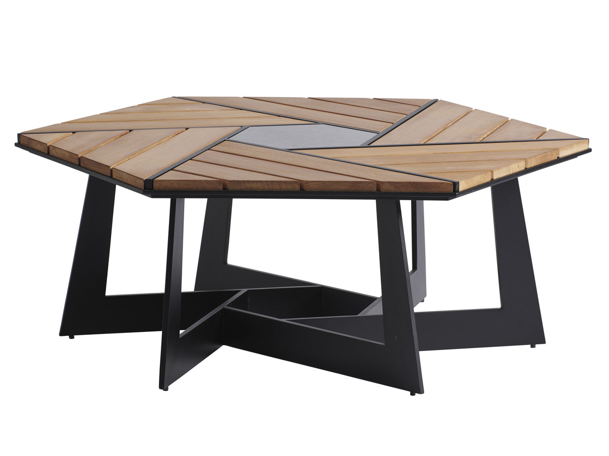 Tommy Bahama Outdoor South Beach Hexagonal Cocktail Table