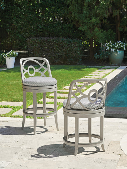 Tommy Bahama Outdoor Silver Sands Swivel Bar Stool — View 3