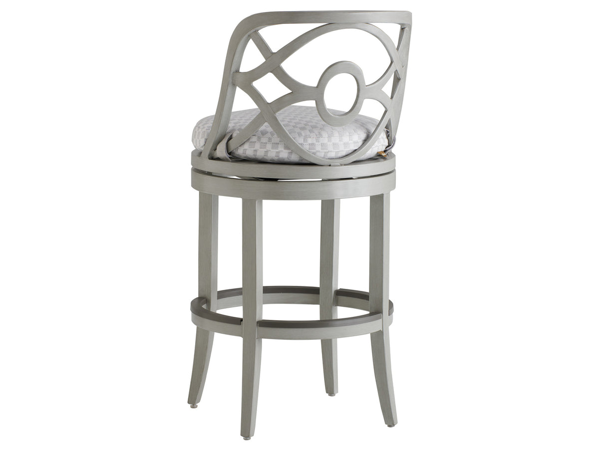 Tommy Bahama Outdoor Silver Sands Swivel Bar Stool — View 4