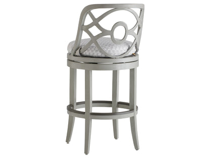 Tommy Bahama Outdoor Silver Sands Swivel Bar Stool — View 4