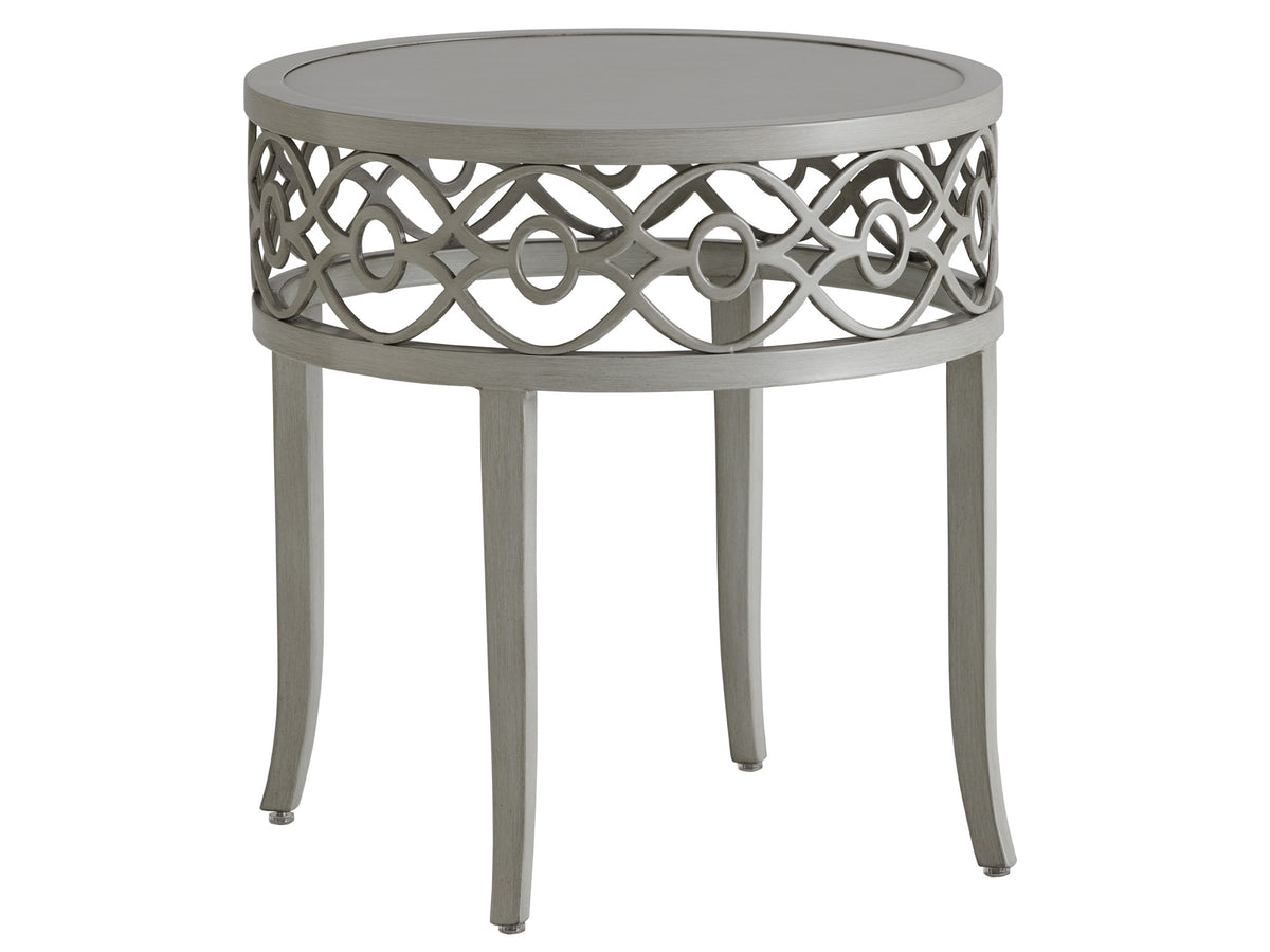 Tommy Bahama Outdoor Silver Sands Round End Table
