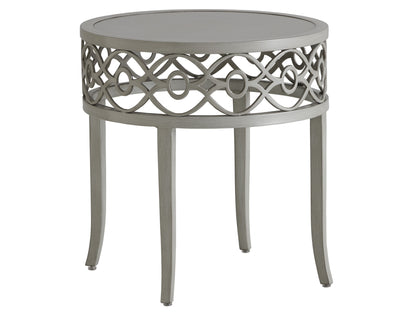 Tommy Bahama Outdoor Silver Sands Round End Table