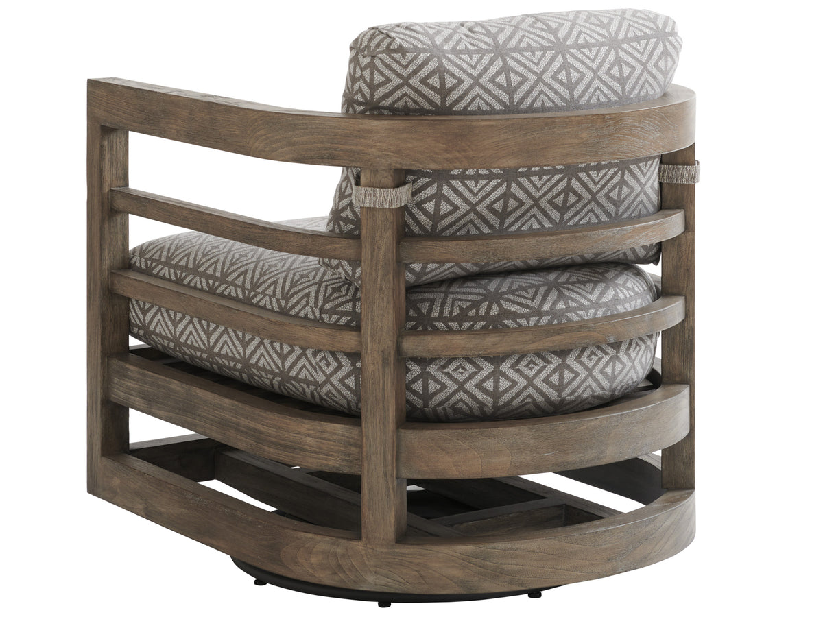 Tommy Bahama Outdoor La Jolla Occasional Swivel Chair — View 3