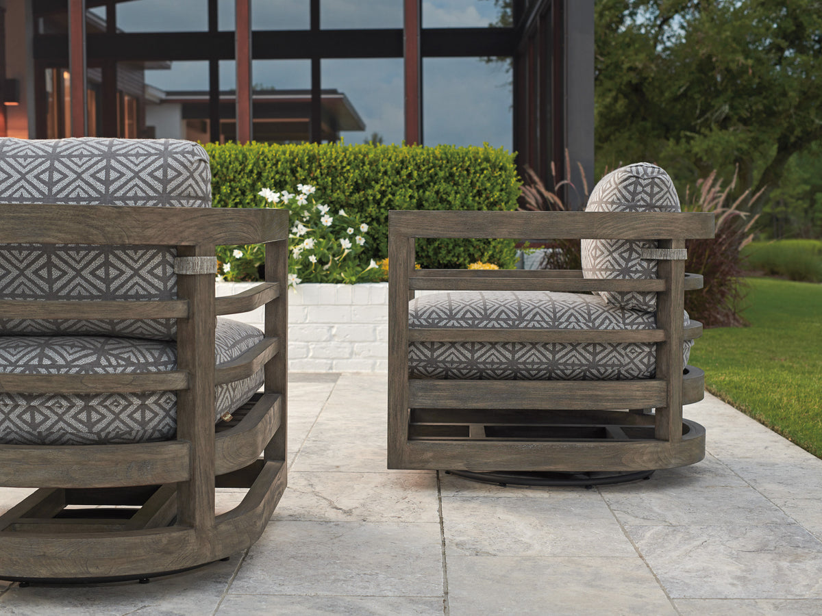 Tommy Bahama Outdoor La Jolla Occasional Swivel Chair — View 2