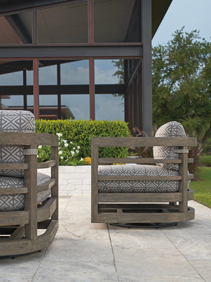 Tommy Bahama Outdoor La Jolla Occasional Swivel Chair — View 4