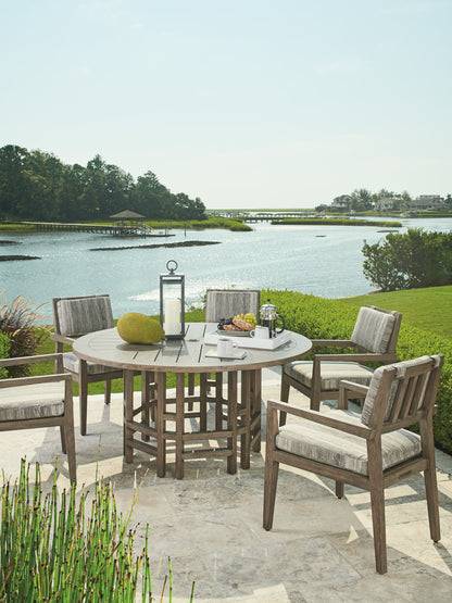 Tommy Bahama Outdoor La Jolla Arm Dining Chair — View 4