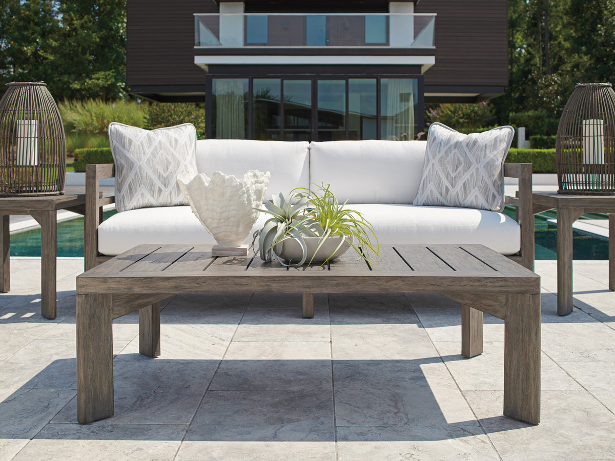 Tommy Bahama Outdoor La Jolla Rectangular Cocktail Table — View 2