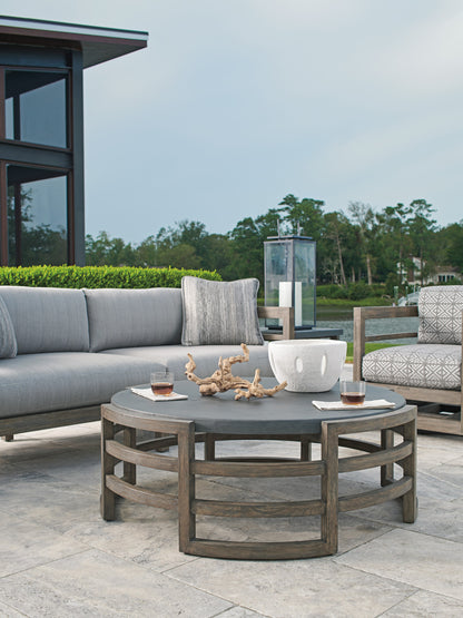 Tommy Bahama Outdoor La Jolla Round Cocktail Table — View 2