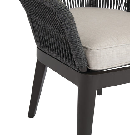 Sunset West Milano Dining Chair in Echo Ash w/ Self Welt — View 10