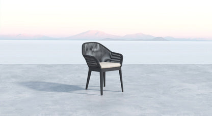 Sunset West Milano Dining Chair in Echo Ash w/ Self Welt — View 12