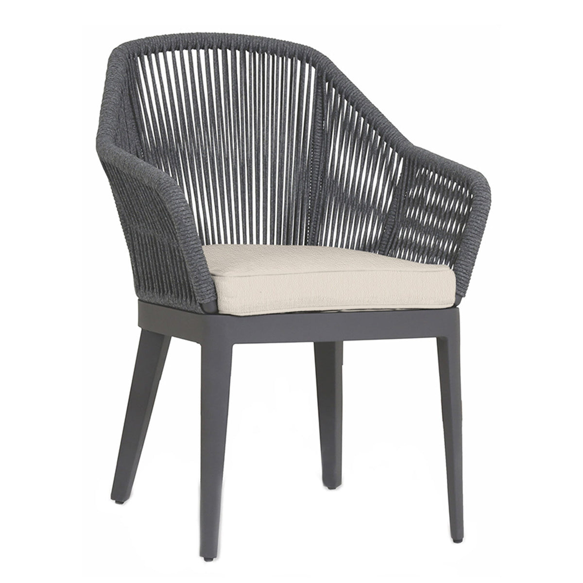 Sunset West Milano Dining Chair in Echo Ash w/ Self Welt — View 8