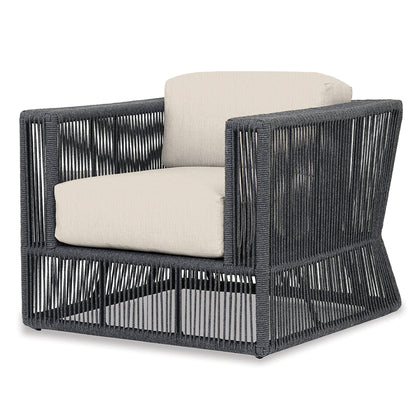 Sunset West Milano Club Chair in Echo Ash w/ Self Welt — View 10