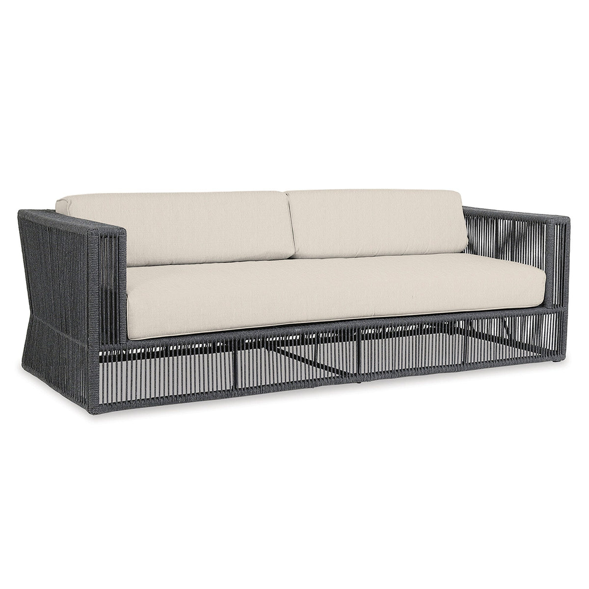 Sunset West Milano Sofa in Echo Ash w/ Self Welt — View 8