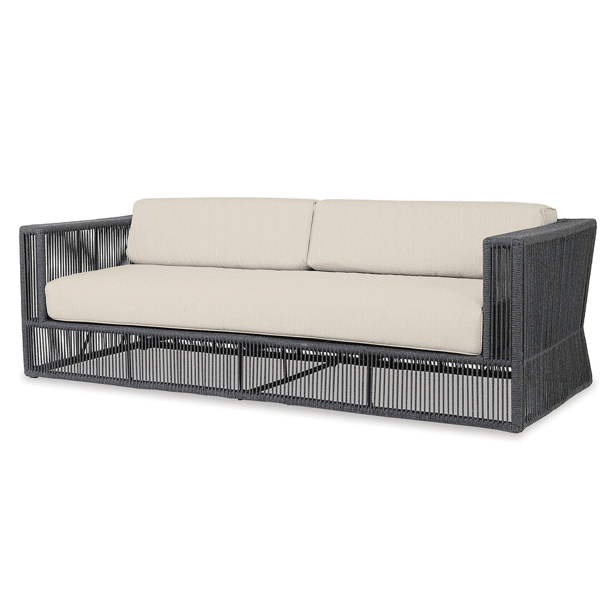 Sunset West Milano Sofa in Echo Ash w/ Self Welt — View 9