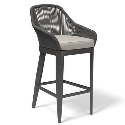 Sunset West Milano Barstool in Echo Ash w/ Self Welt — View 6