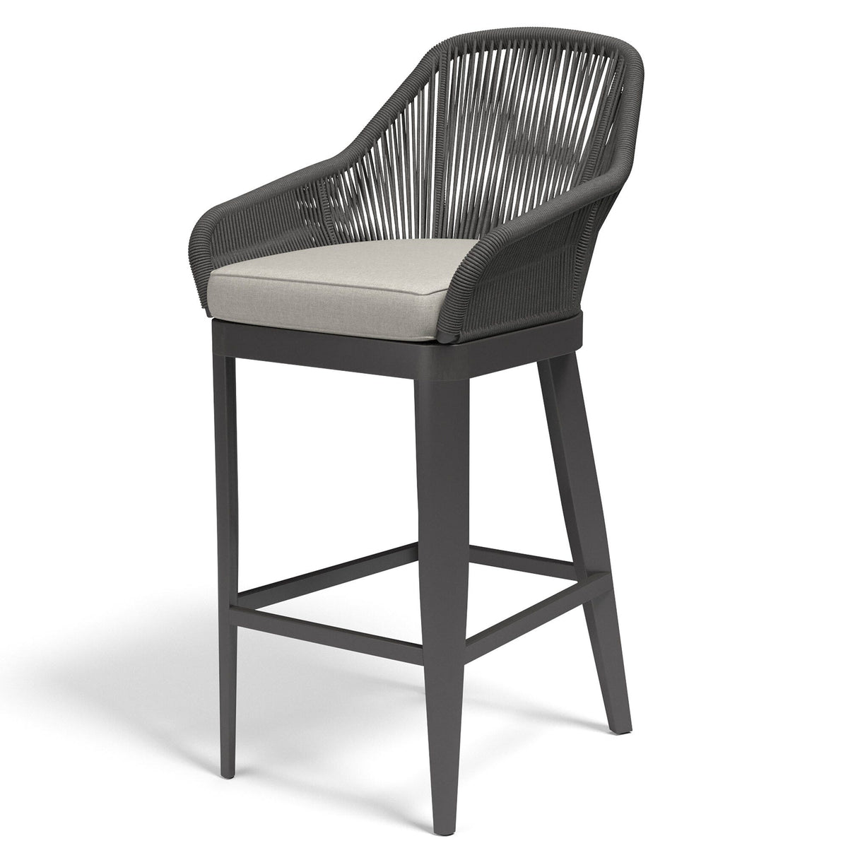 Sunset West Milano Barstool in Echo Ash w/ Self Welt — View 7