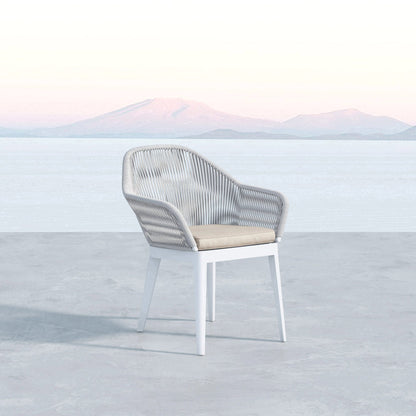 Sunset West Miami Dining Chair in Echo Ash w/ Self Welt — View 5