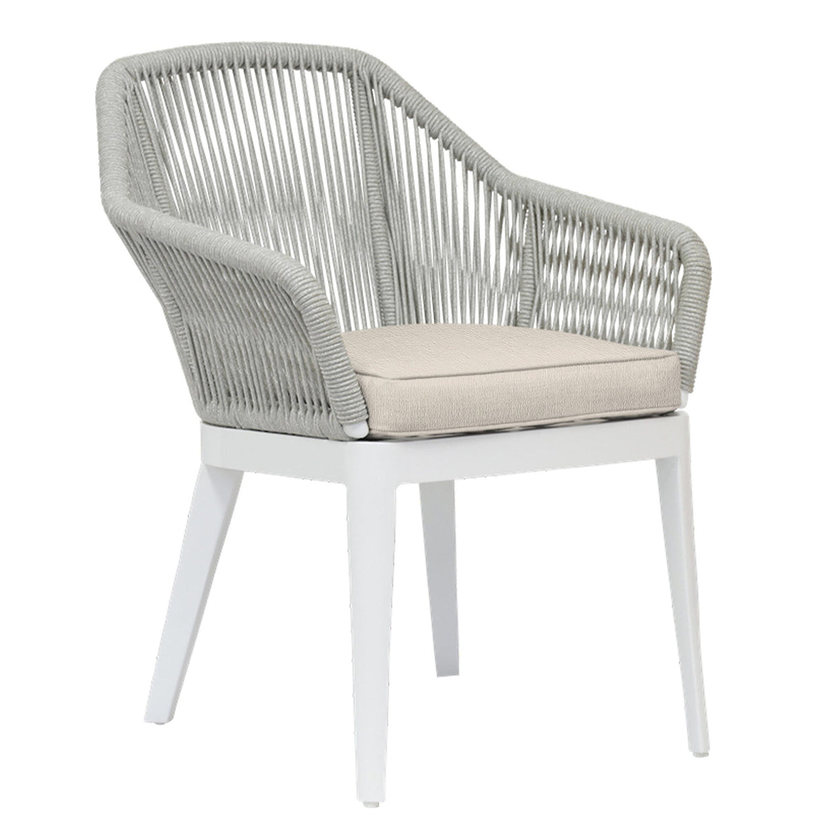 Sunset West Miami Dining Chair in Echo Ash w/ Self Welt — View 6