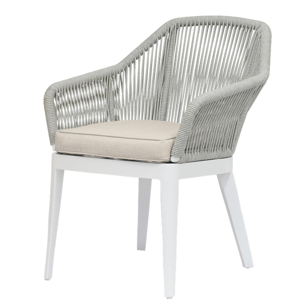 Sunset West Miami Dining Chair in Echo Ash w/ Self Welt — View 7